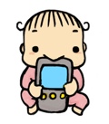 赤ちゃんと携帯